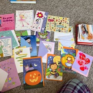 Assorted Greeting Card Lot - Colorful Mixed Designs